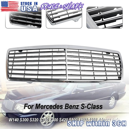 Chrome front bumper - chrome, grill