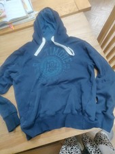 Cedar Wood State Size Medium Men's Blue Hoodie