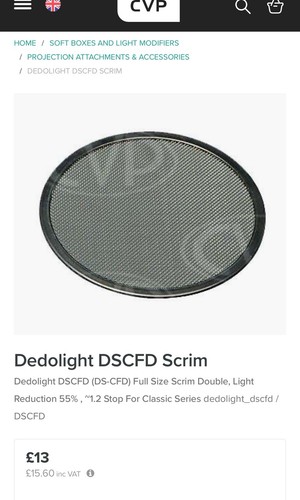 Dedolight dscfd scrim - dedolight,