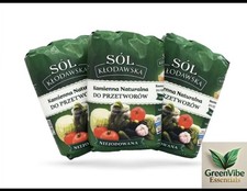 3.3 kg Natural White Salt KLODAWA Sól Kłodawska ORGANIC