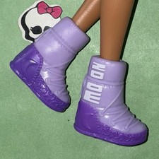 Monster High Clawdeen Neon Frights Skulltimate Boots Moon Shoes Doll Clothes
