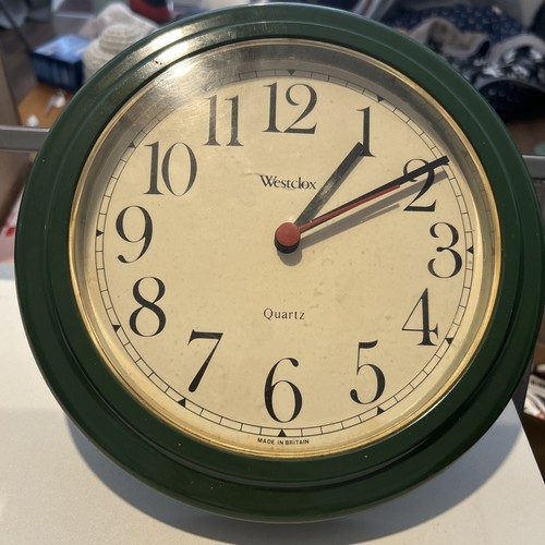 Vintage westclox wall clock - vintage,
