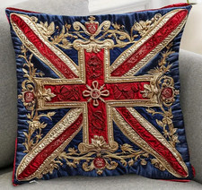 X2 Union Jack Flag Cushion Cover UK England Patriotic Throw Settee Decor New