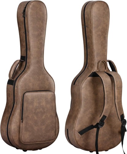 Hard acoustic guitar case - guitar,