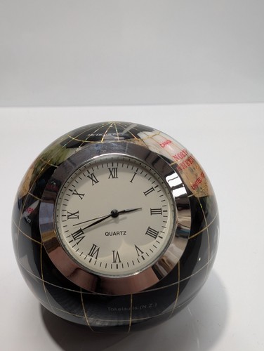Gemstone globe paperweight - gemstone,