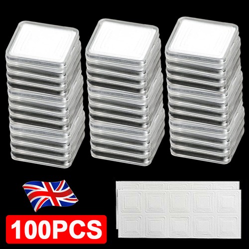 100x single square plastic - single,