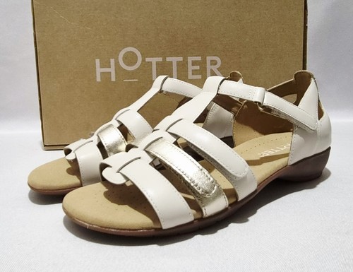 Hotter solei white leather - solei,