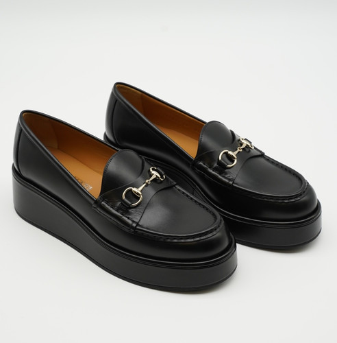 Gucci horsebit wedge loafers - wedge,