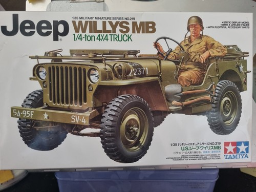 Tamiya jeep willys 1 4 - tamiya, mb