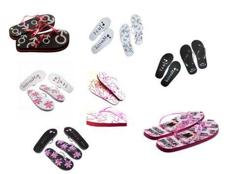 Wedding flip flops bride - -,