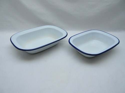 Vintage oblong white with - white,