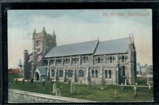 Hartlepool St Hilda's Church posted card (1905 postmark) W&AJ Johnston