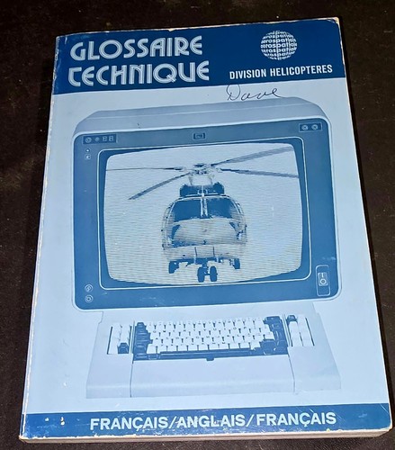 Vintage technical glossary - technical,