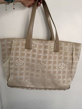 Chanel Beige Tote Hand Bag