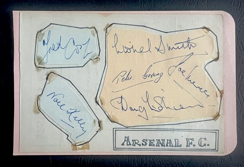 Arsenal 1950s original hand - 6,