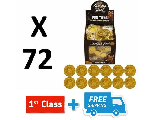 Plastic gold pirate - gold,