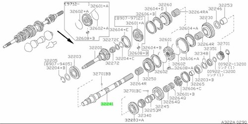 Oem shaft main genuine - shaft,, nissan