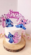 Stitch and Angel Cake Topper