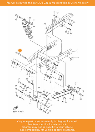 Yamaha shaft pivot - shaft,,
