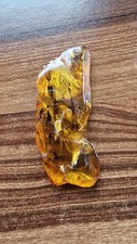 Natural amber stone with