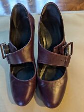 Jones the Bootmaker, purple Mary Janes, leather, size 38, in decent condition