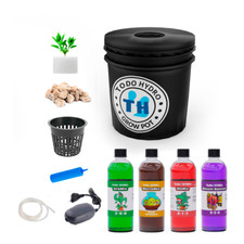 Grow Pot Original 5gal DWC Hydro Bucket Kit with Air Pump, Nutrients & More