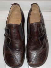 GABOR JOLLY BROWN LEATHER SHOES SIZE 37 6.5 LEATHER LINED VIETNAM