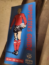 UEFA EURO 96 DRAW CERAMIC PLATE and MEDIA GUIDES