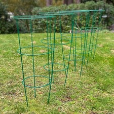 Pack of 5 Metal Conical Garden