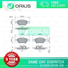Brake Pads Set Front Orius