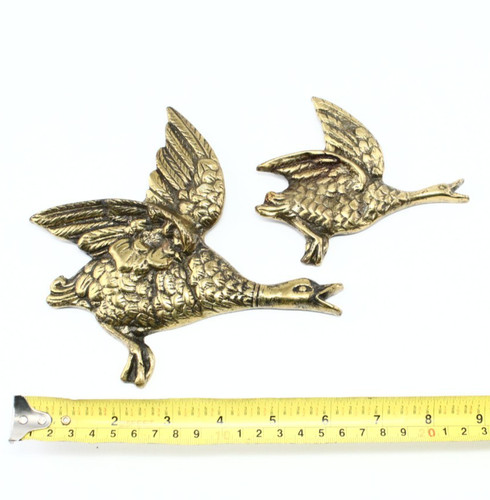 Brass hanging duck - brass,