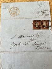 ?? Penny Red’s Letter - 15th March 1850 - Stamped & Addressed