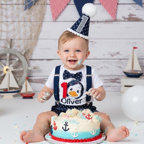 Sailor duck first birthday - duck,