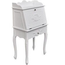 Secretary Desk White MDF &