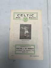 Celtic mirren 08 1958 - celtic, st