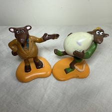 Vintage Chicken Run Fetcher And Nick Vinyl Toy Figure 5.5cm 1999