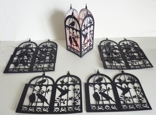 Birdcage lantern die cuts b - die,