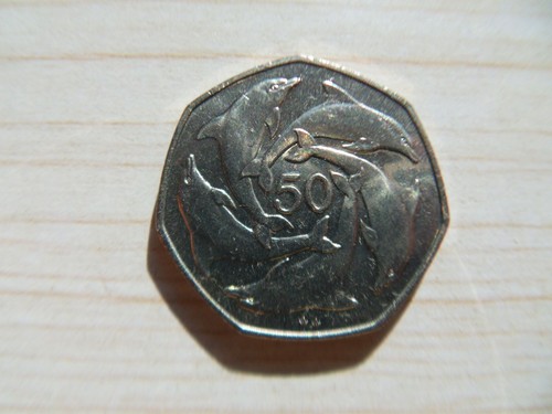 1993 gibraltar 50p pence aa - gibraltar,