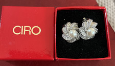 Ciro Silver Tone Faux Pearl