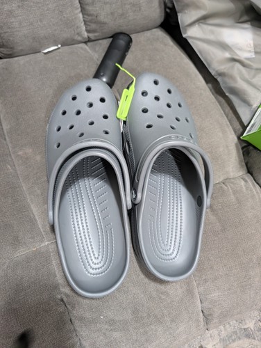 Crocs gray classic clogs - gray,