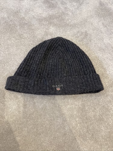 Gant grey lambs wool hat - grey,