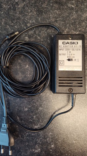 Casio adaptor 7 5v - 7.5v, 7w