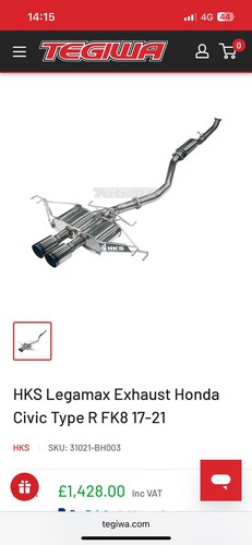 Hks legamax exhaust - hks, type