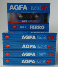 AGFA LNX60 5 X BLANK AUDIO