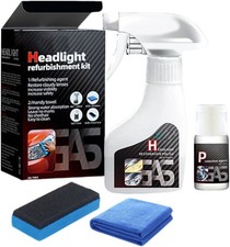 Car Headlight Restoration Kit Lens Lamp Cleaner Sanding Repair Polish Tools Set