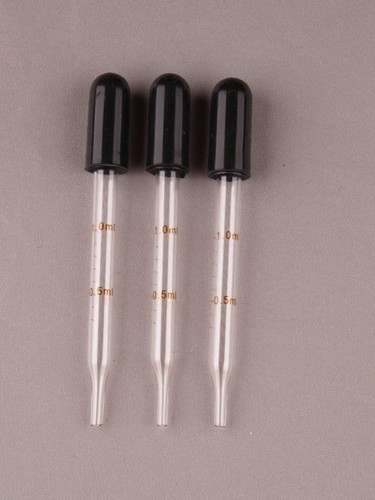 Straight tip 1ml calibrated - x3,