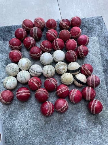 Used adult cricket balls - used,