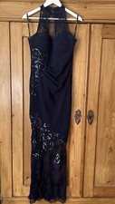 LIPSY VIP, Lace Dress, Navy