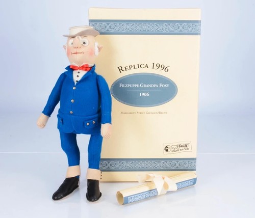 Steiff replica 1996 felt doll - steiff,