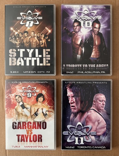 Evolve wrestling dvd - set, 9